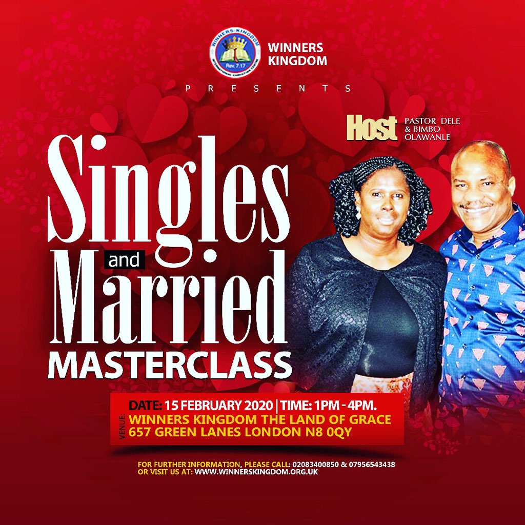 Singles and Married Masterclass